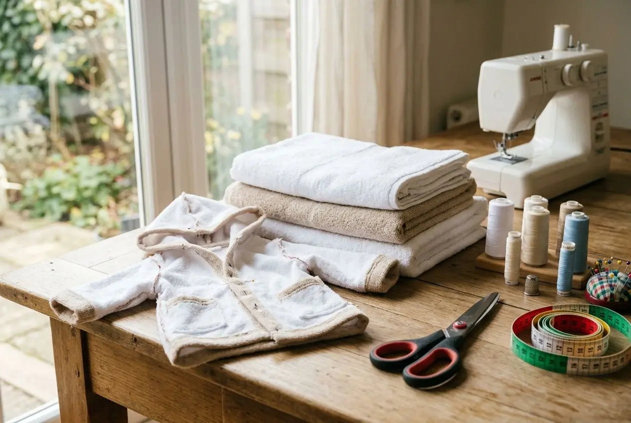 Tuto peignoir enfant diy : patron gratuit en éponge à coudre