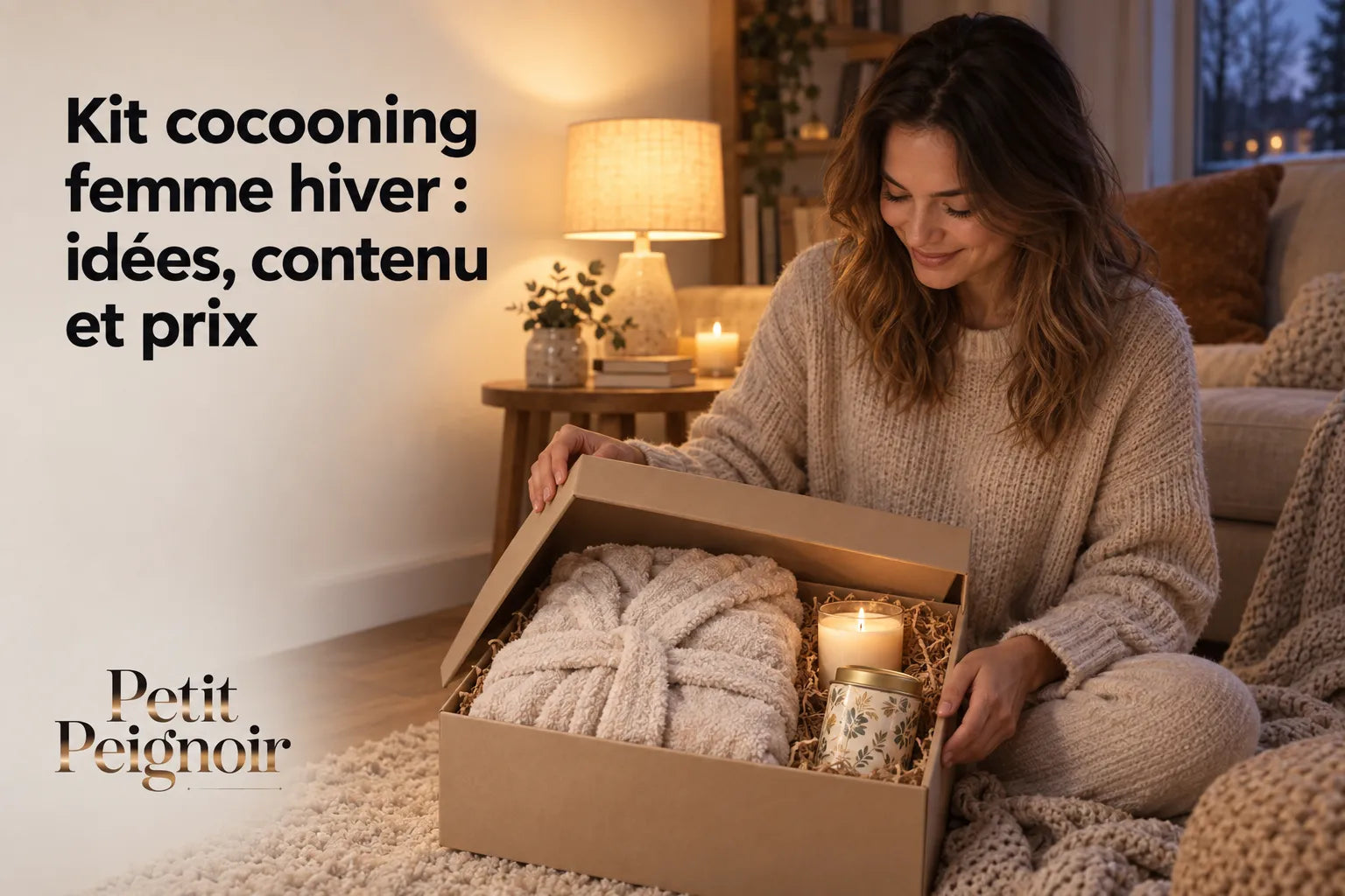 Kit cocooning femme hiver : idées, contenu et prix