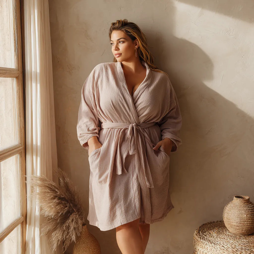 peignoir grande taille femme