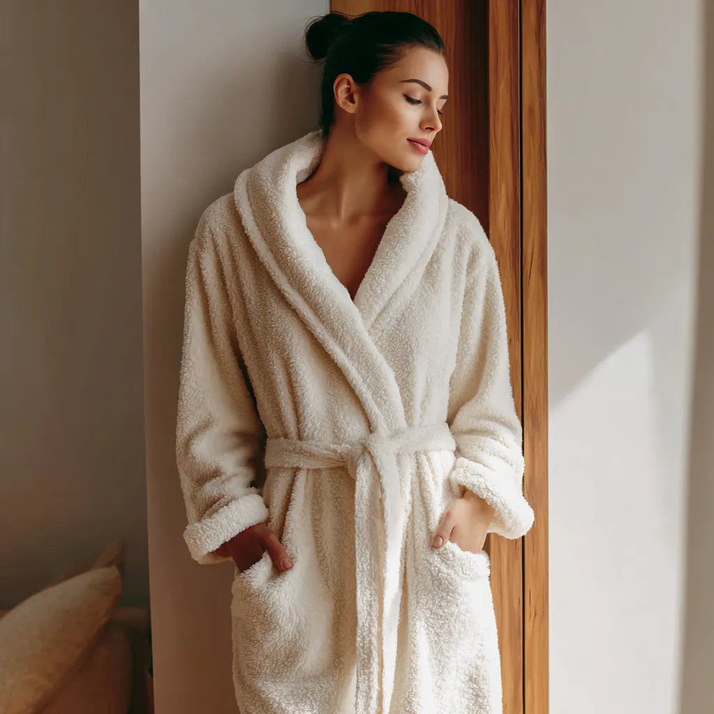 peignoir chaud femme