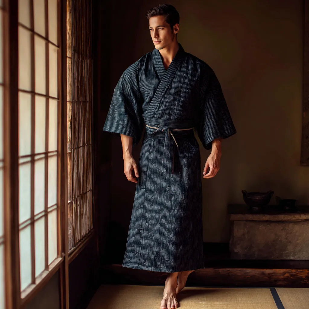peignoir japonais homme