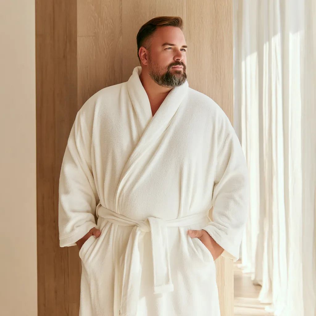 peignoir grande taille homme