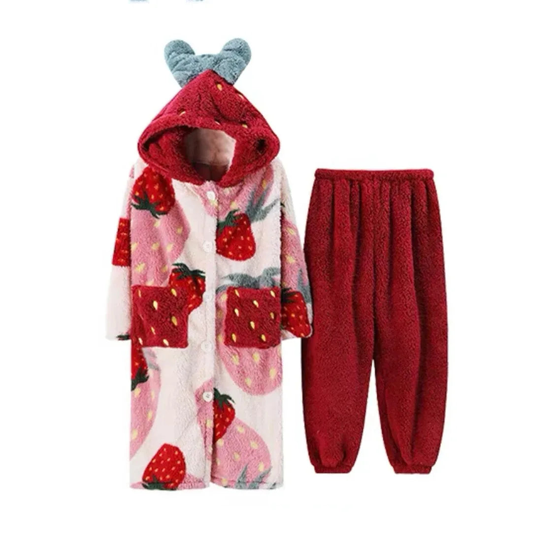 Peignoir capuche