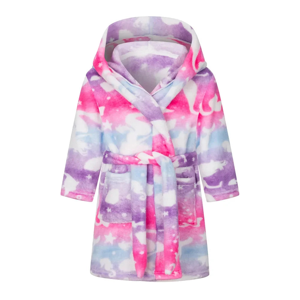 Peignoir de bain fillette