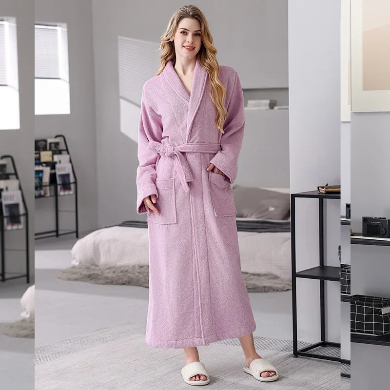 Peignoir en coton