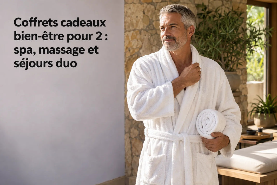 Coffrets cadeaux bien-être pour 2 : spa, massage et séjours duo