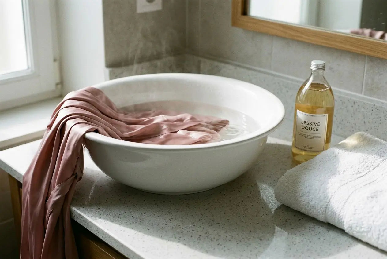 Comment laver un peignoir en soie : guide délicat et pratique