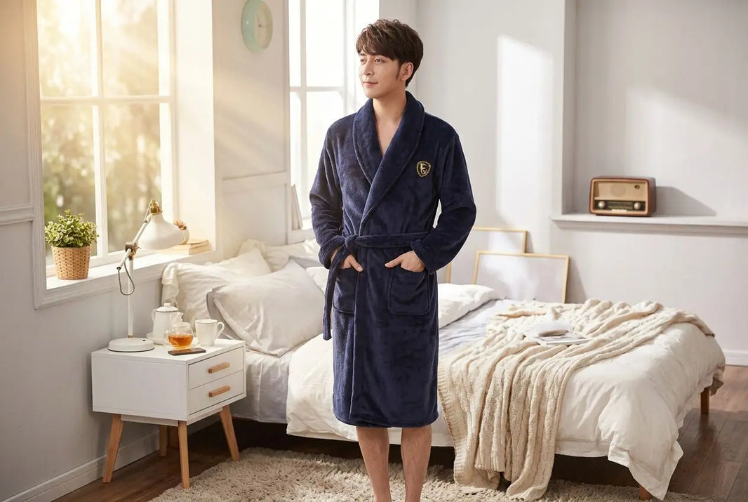 Comment choisir son peignoir homme : matière, coupe et taille