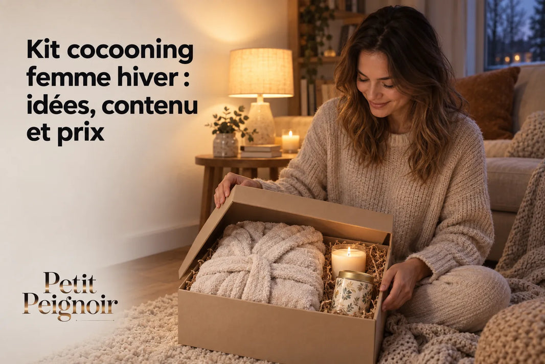 Kit cocooning femme hiver : idées, contenu et prix