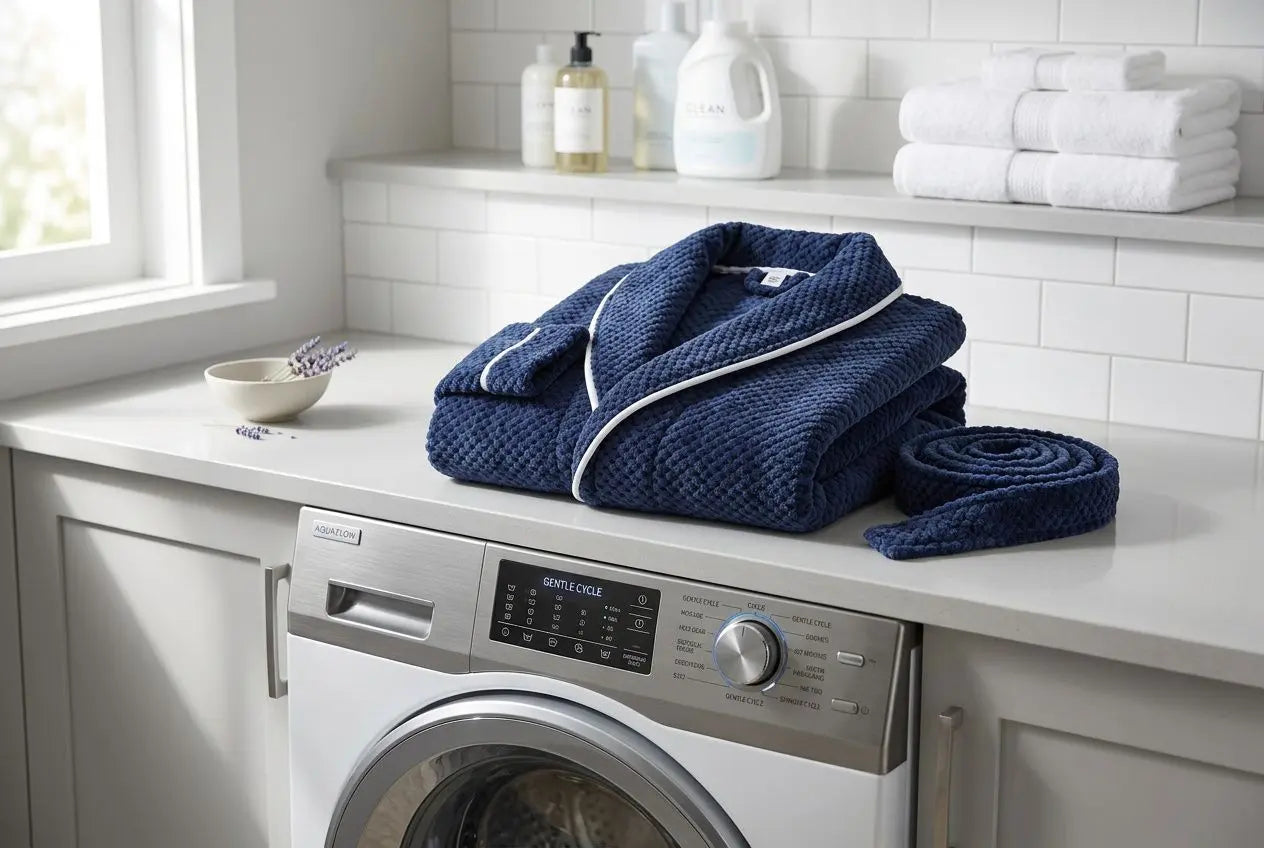 Laver un peignoir en machine à laver : guide complet