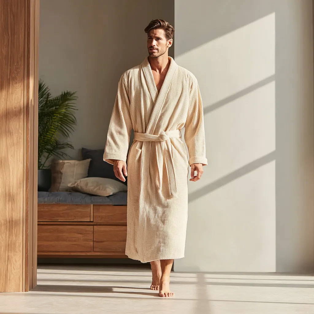 peignoir long homme