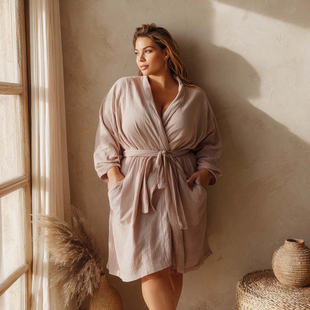 peignoir grande taille femme