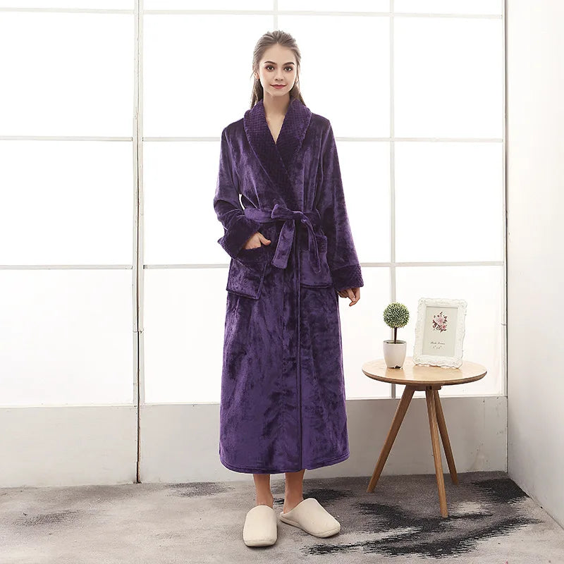 Long peignoir femme