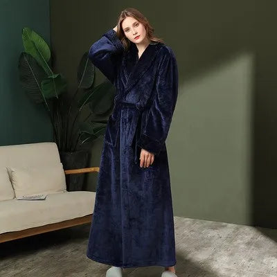 Long peignoir femme