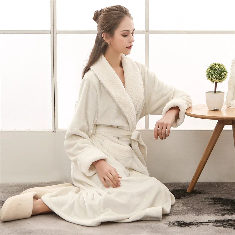 Long peignoir femme