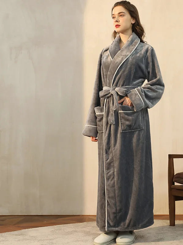 Long peignoir femme