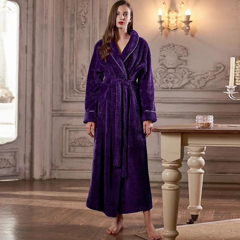 Manteau peignoir femme