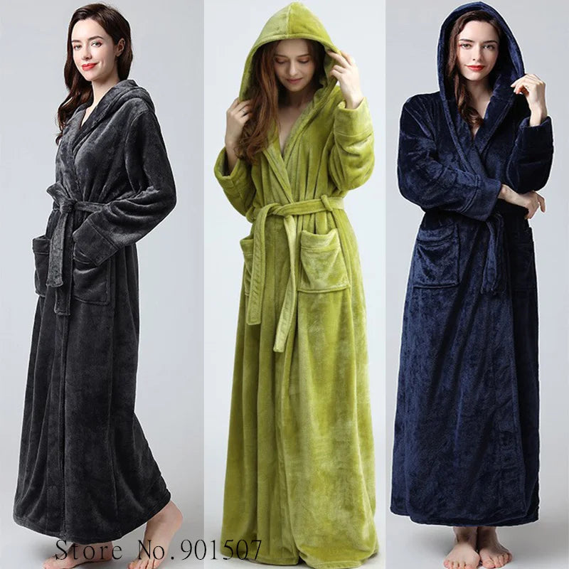 Peignoir capuche femme