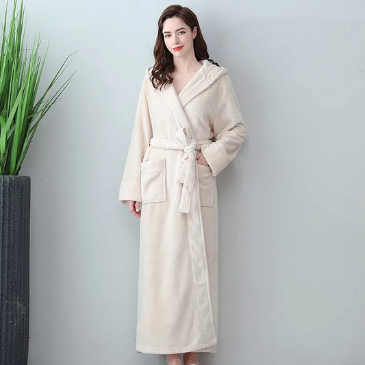 Peignoir capuche femme