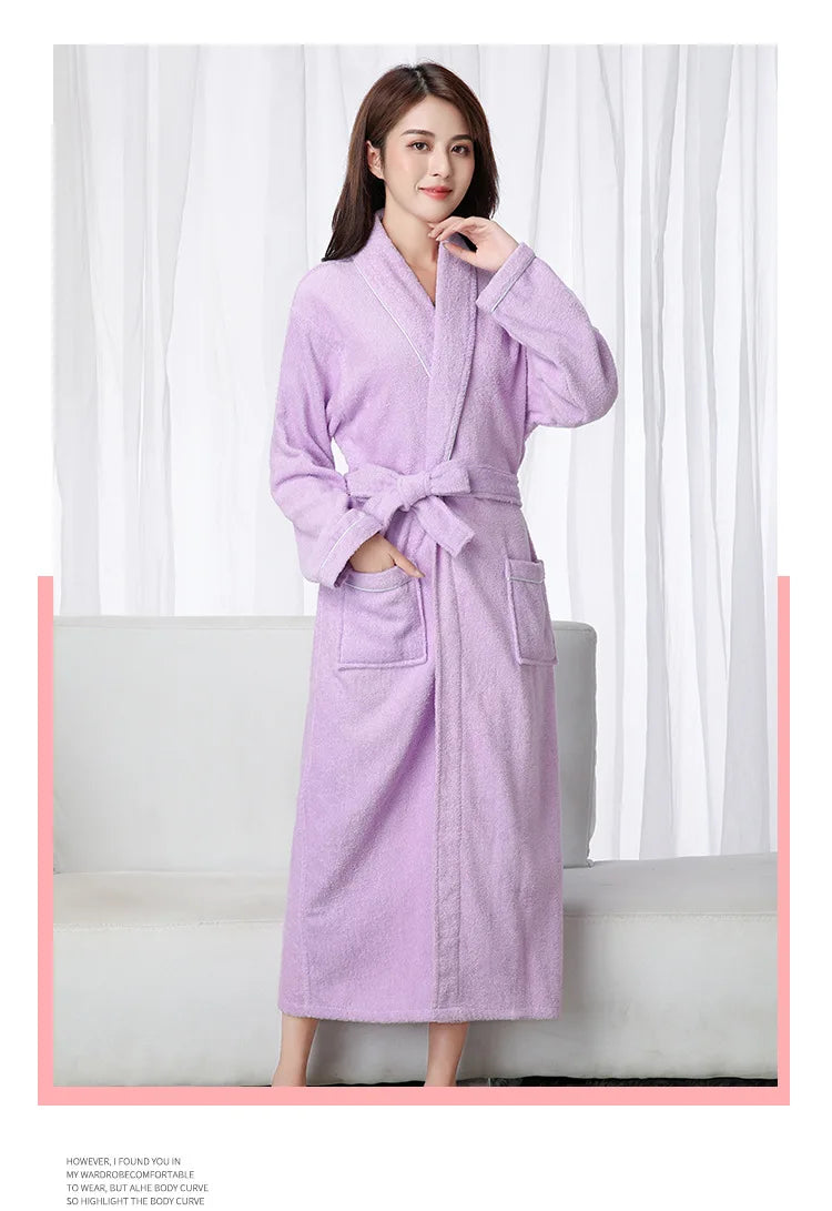 Peignoir coton homme