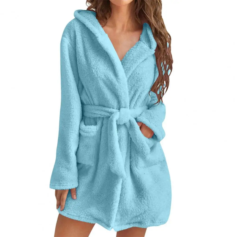 Peignoir court femme