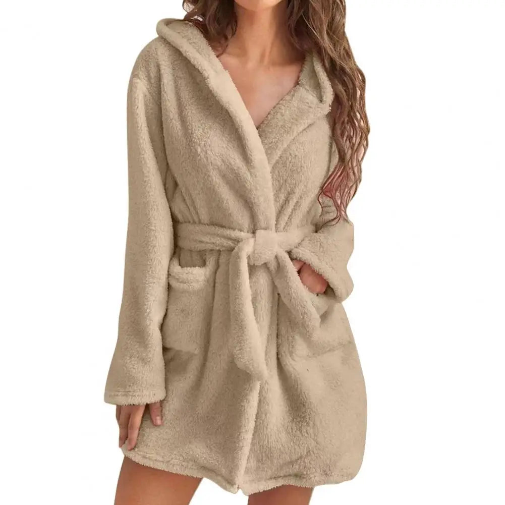 Peignoir court femme