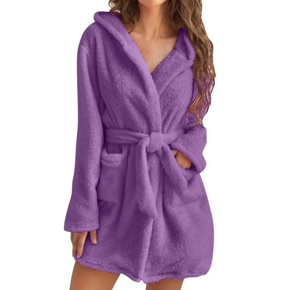 Peignoir court femme