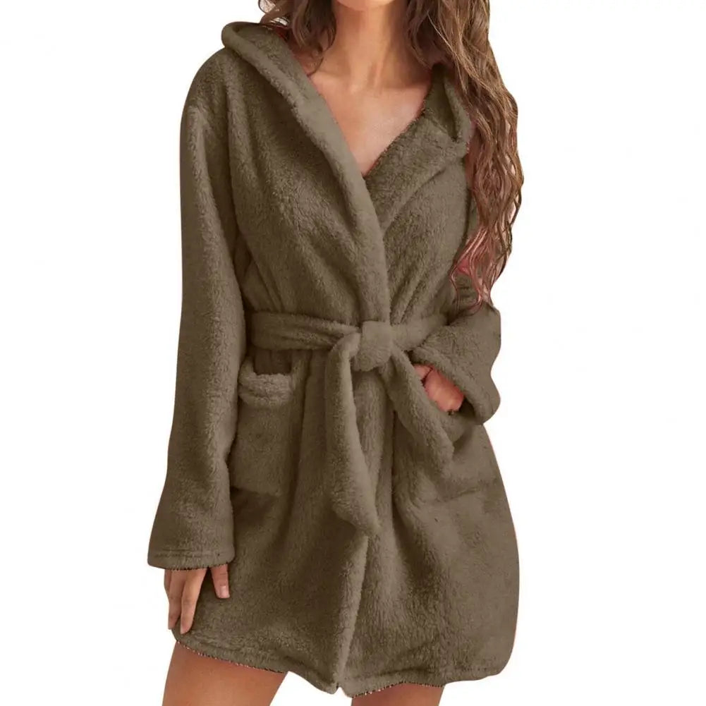 Peignoir court femme