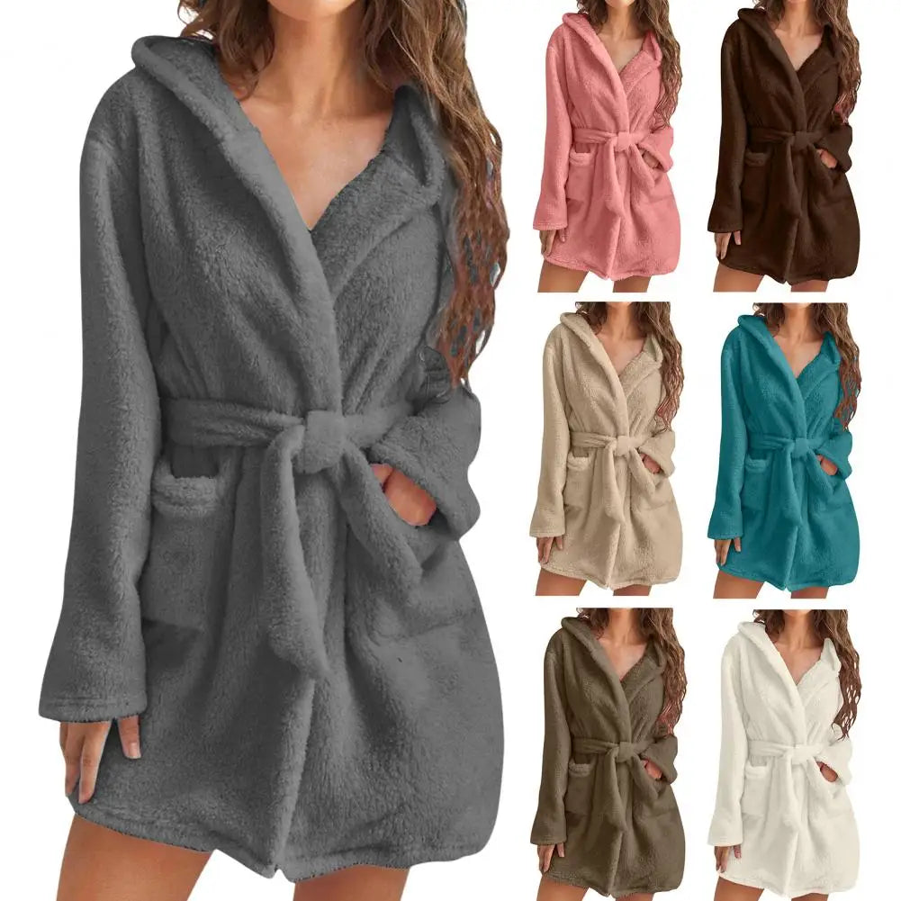 Peignoir court femme