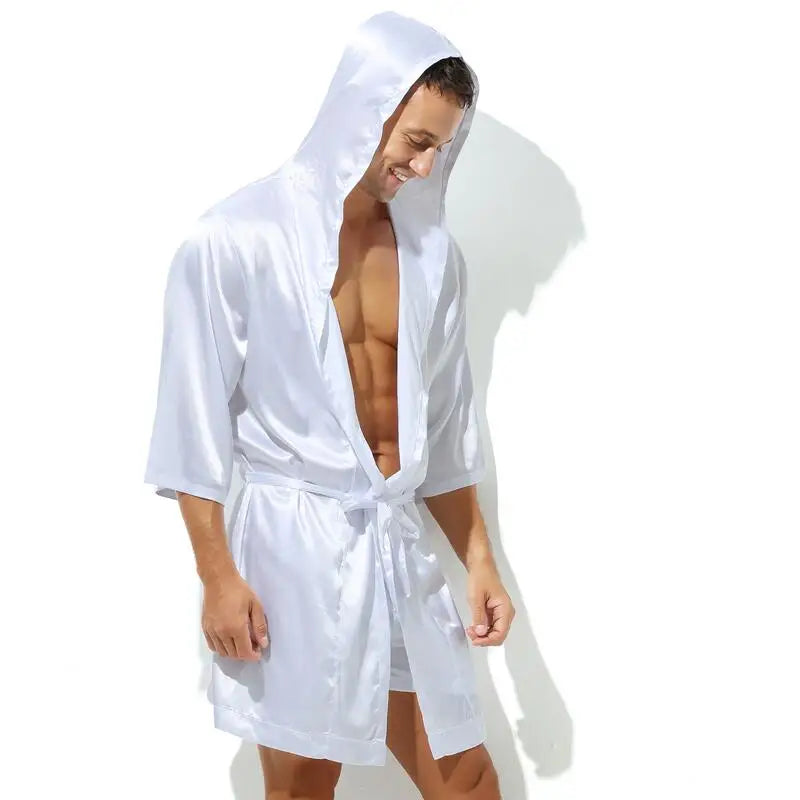 Peignoir court homme