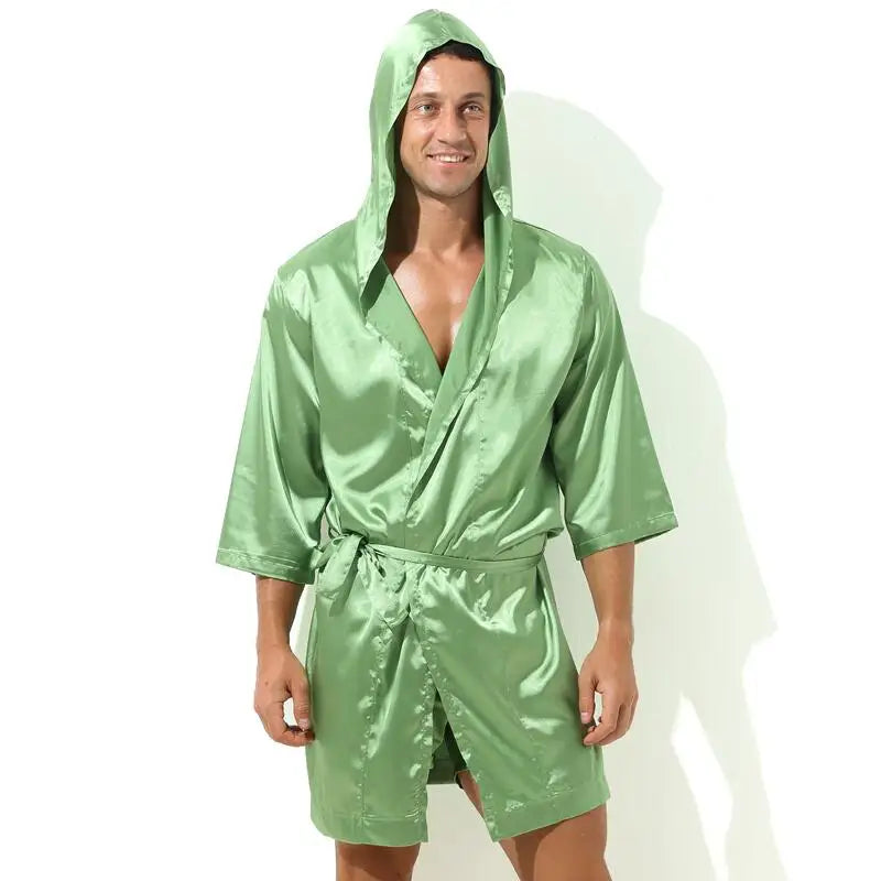 Peignoir court homme