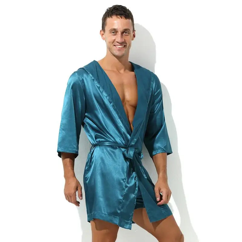 Peignoir court homme