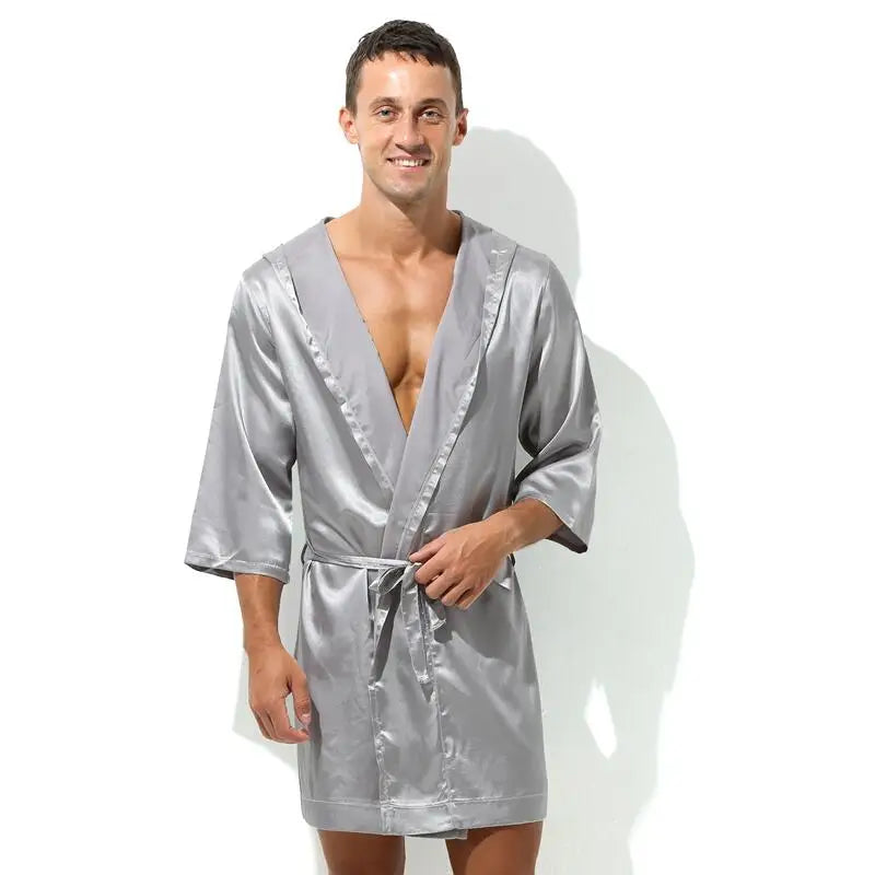 Peignoir court homme