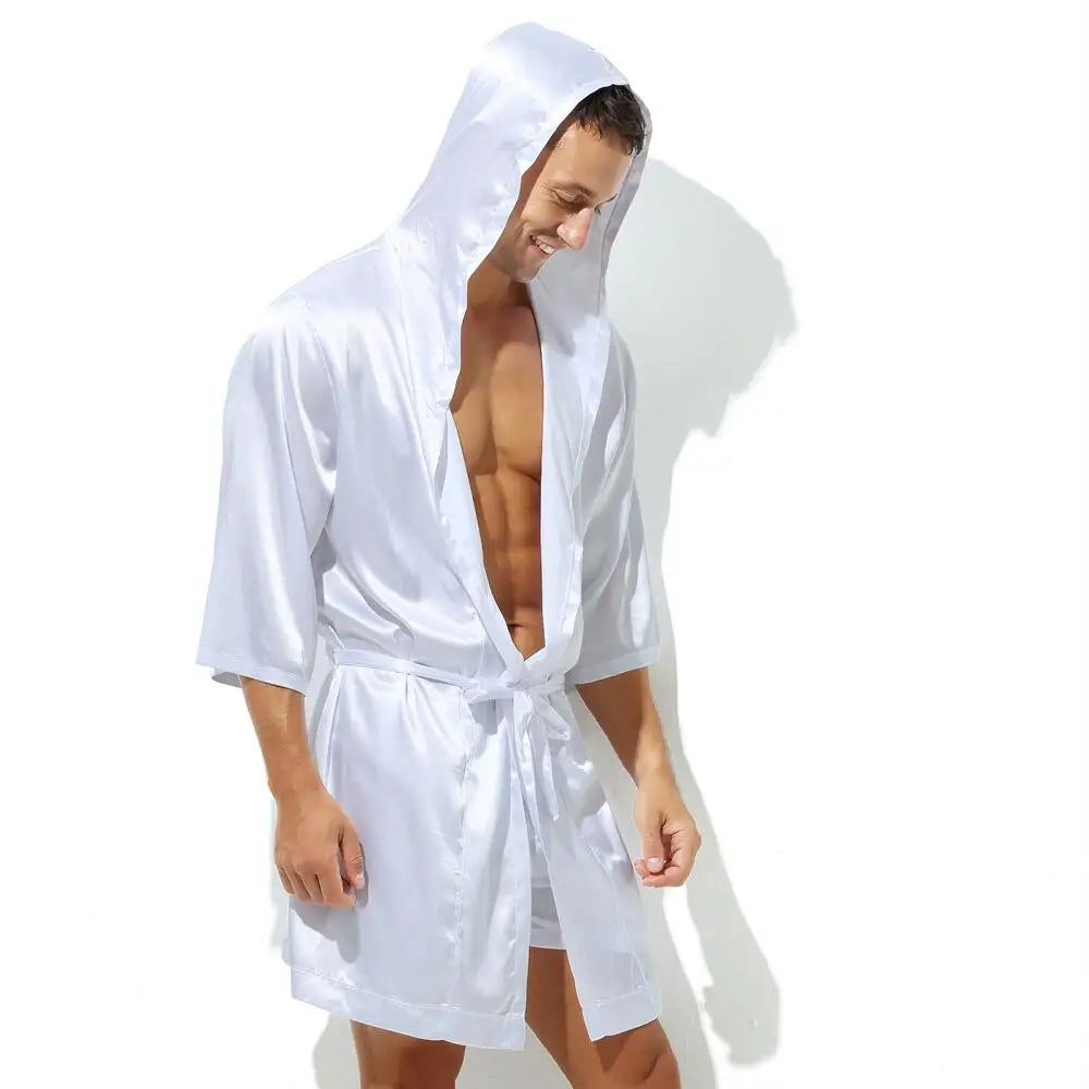 Peignoir court homme