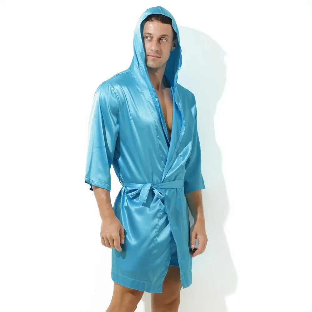 Peignoir court homme