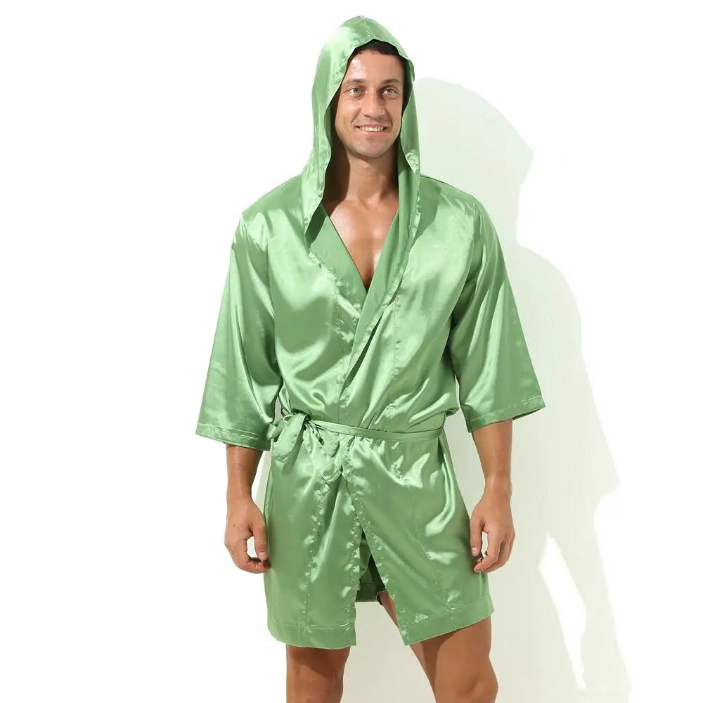 Peignoir court homme