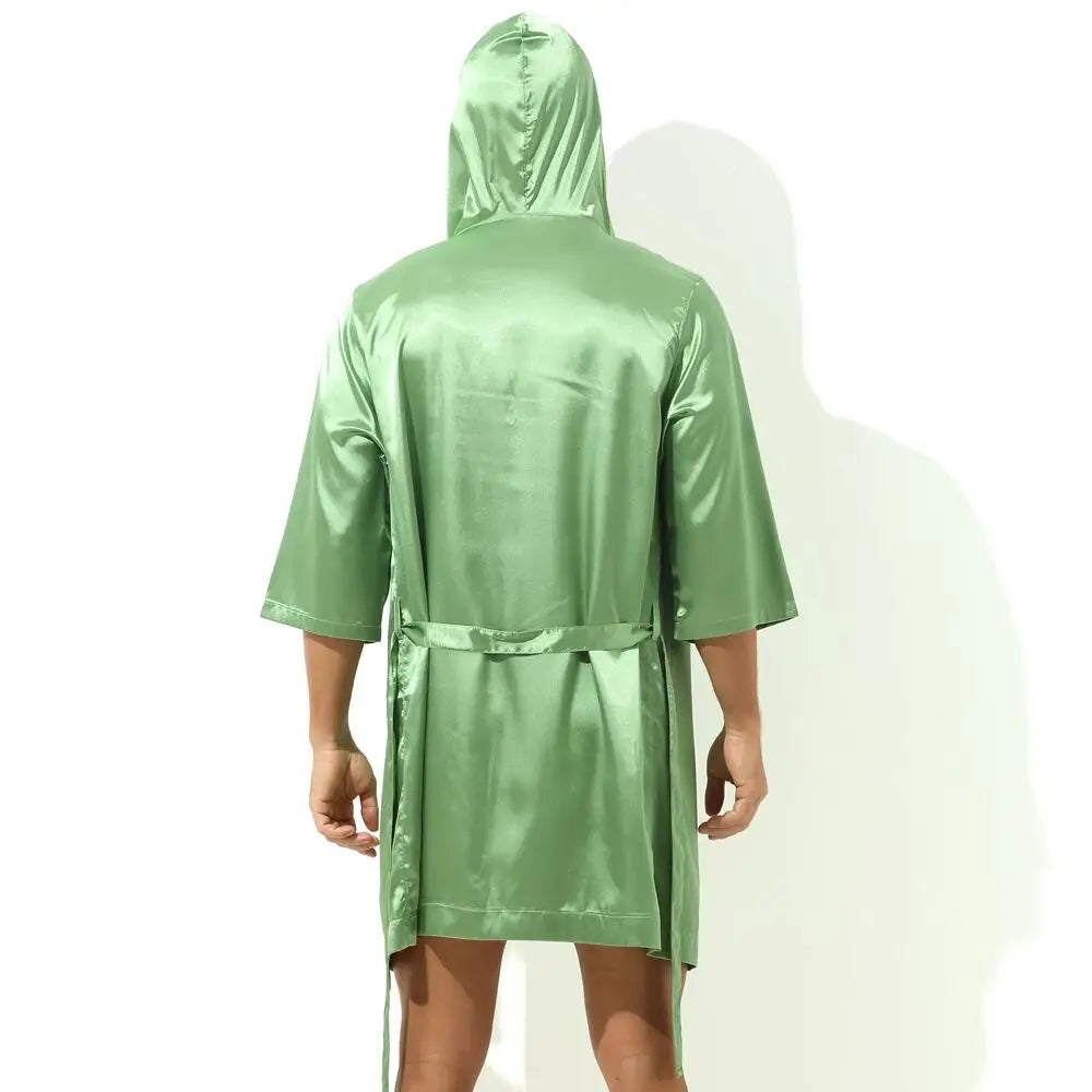 Peignoir court homme