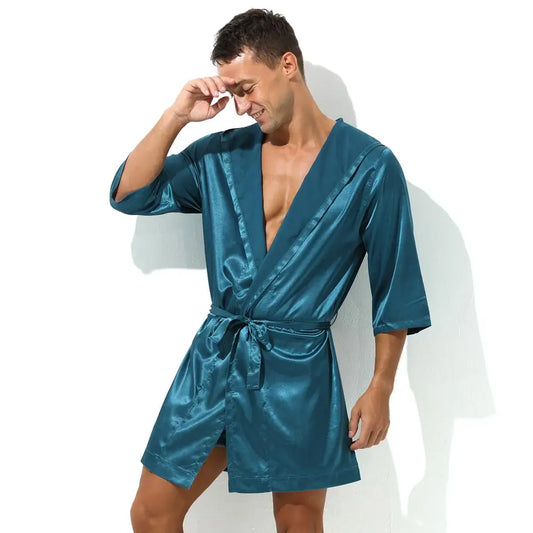 Peignoir court homme