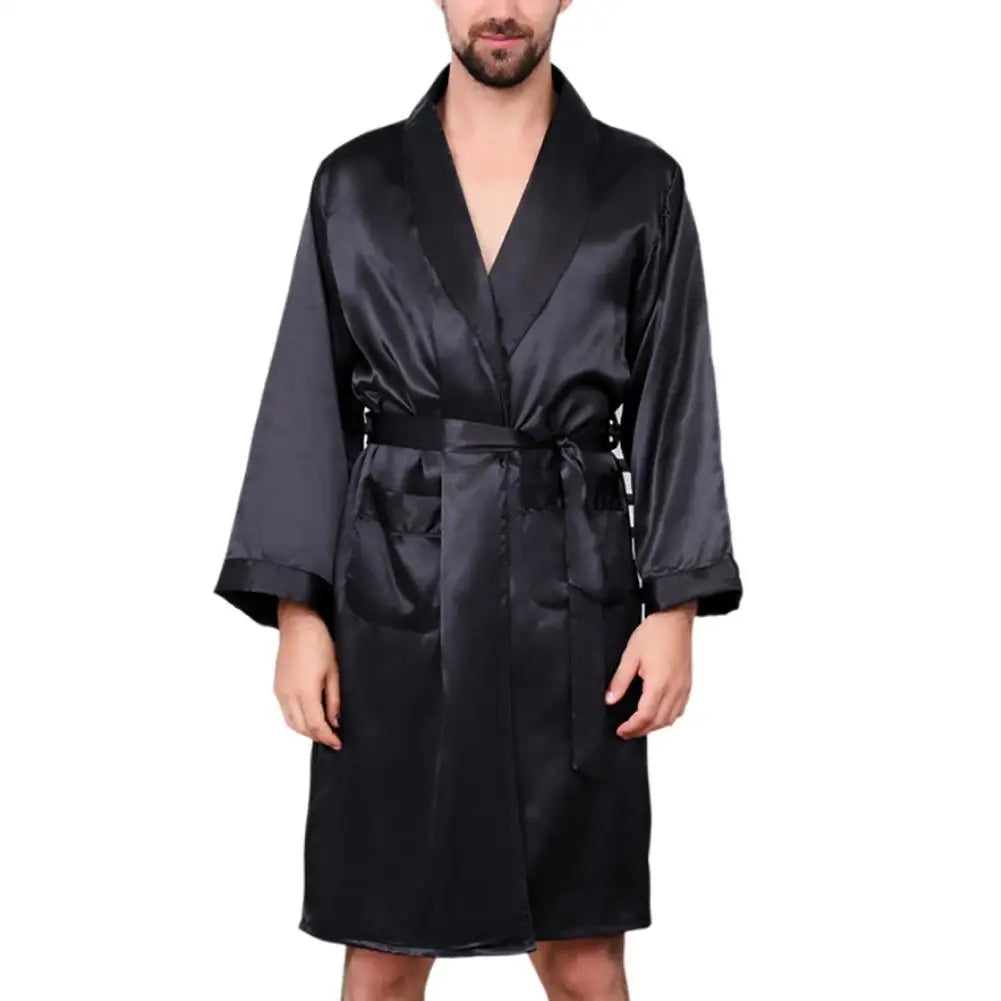 Peignoir court pour homme