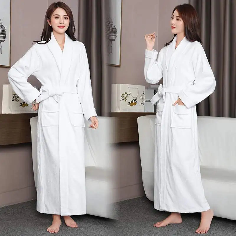 Peignoir de bain éponge femme