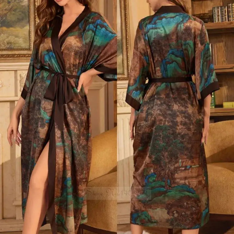 peignoir de chambre femme