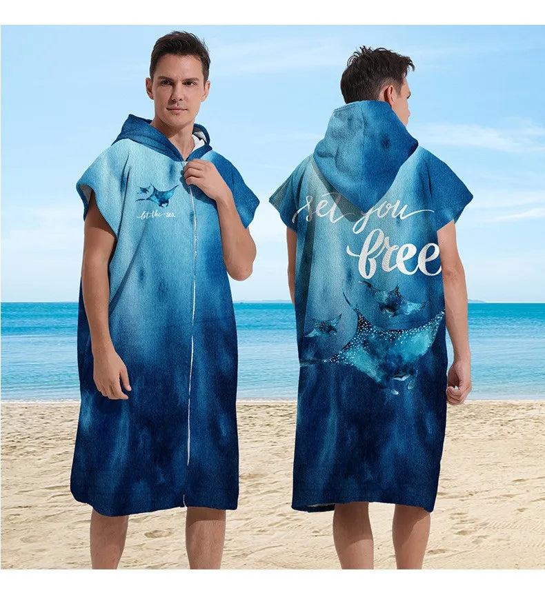 Peignoir de plage