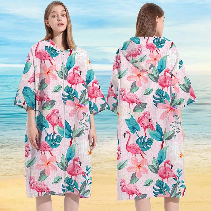 peignoir de plage femme