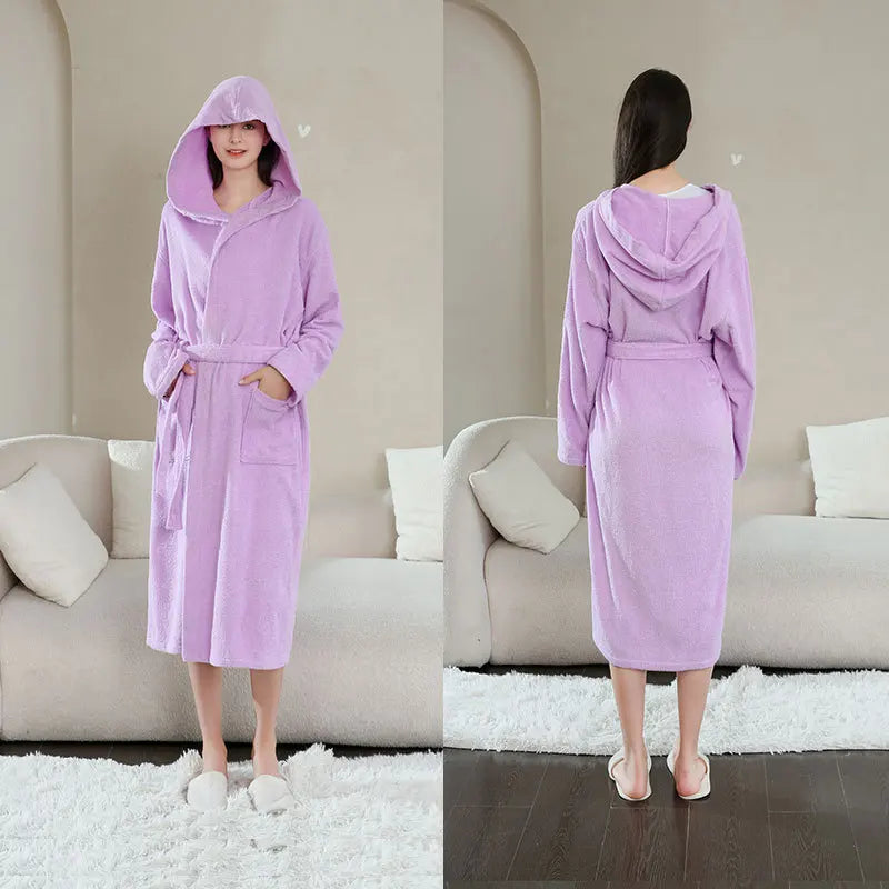 Peignoir douche femme