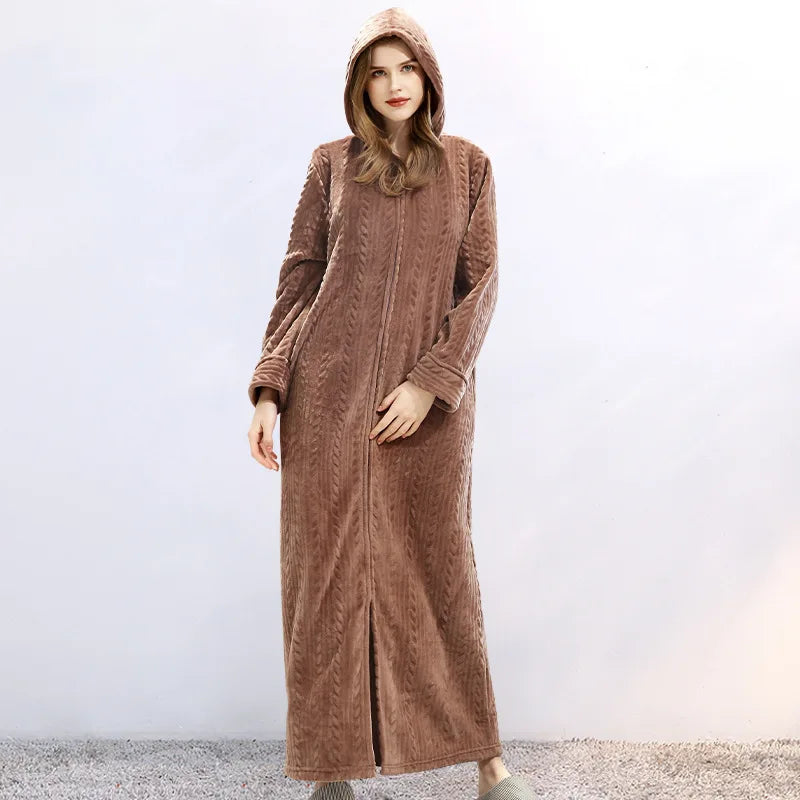 Peignoir doux femme