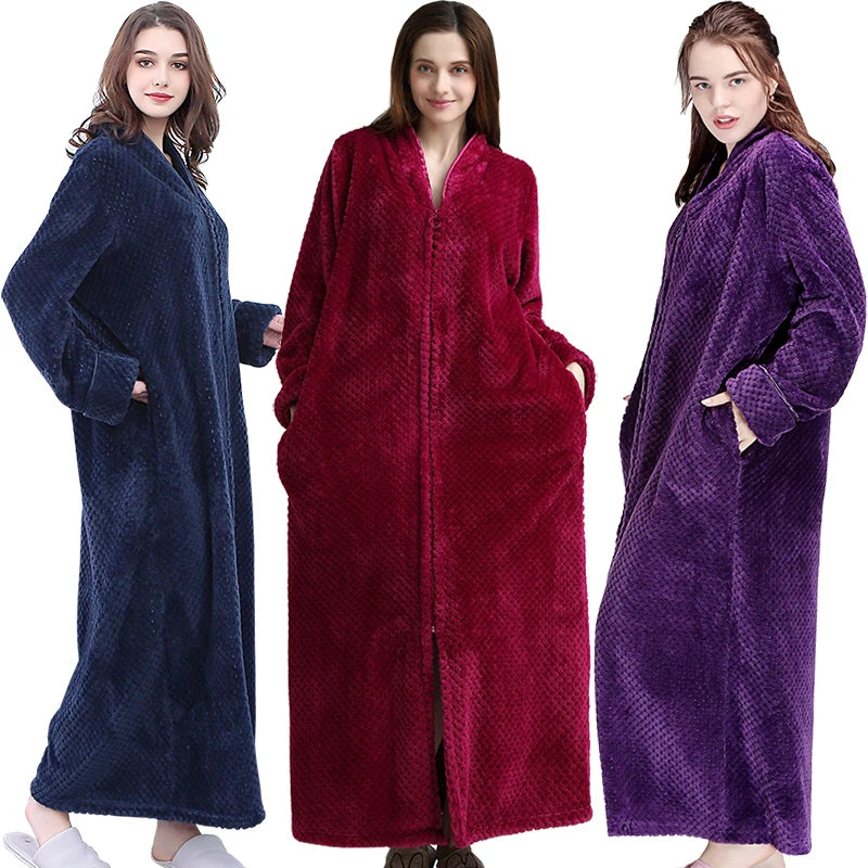 Peignoir doux femme