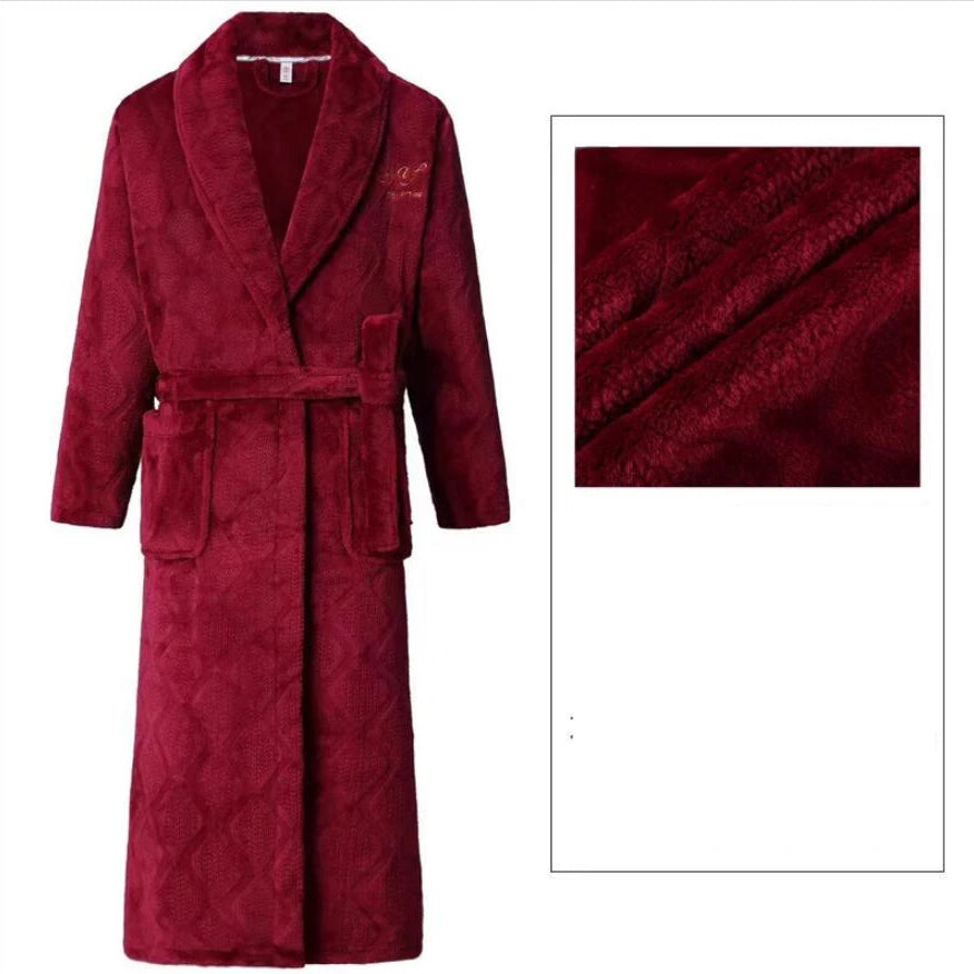 Peignoir doux homme