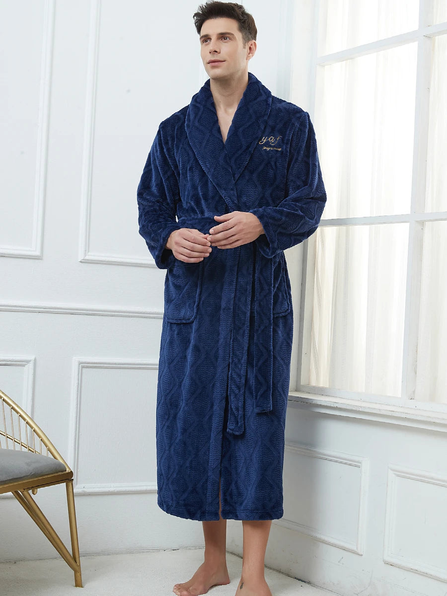 Peignoir doux homme
