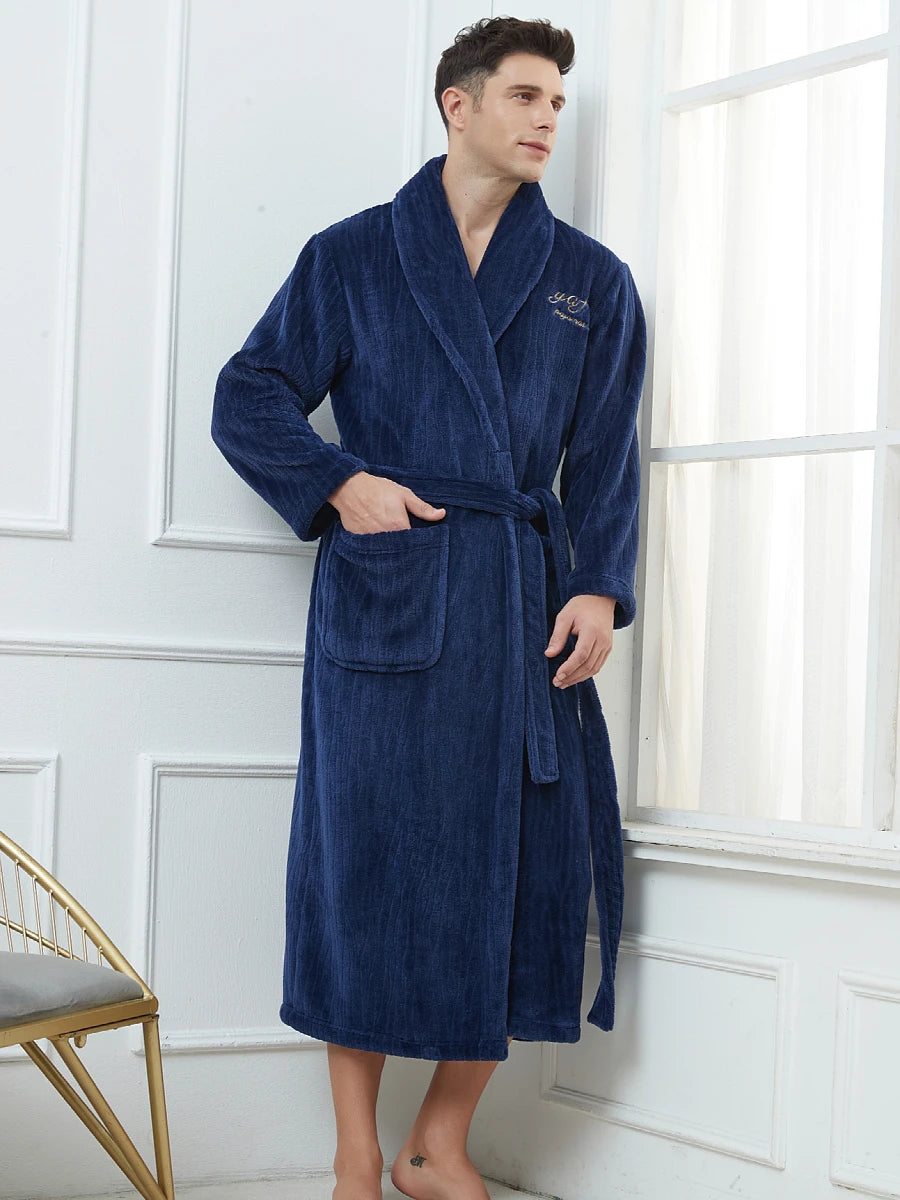 Peignoir doux homme