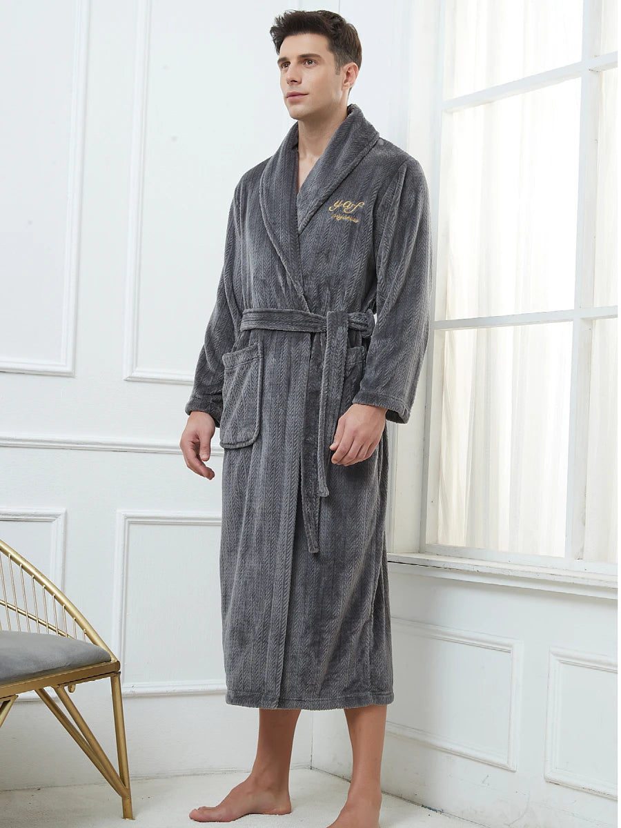 Peignoir doux homme